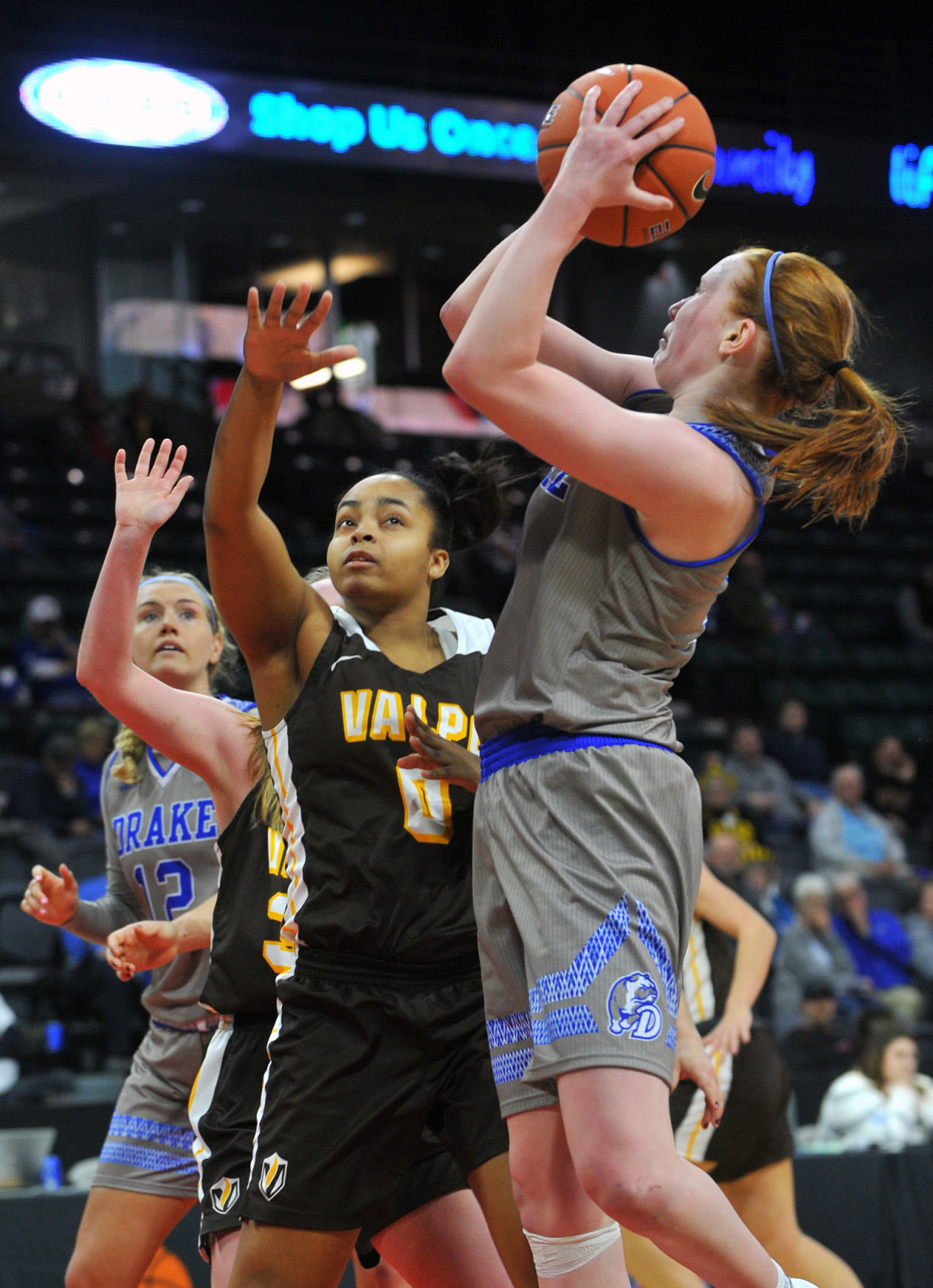 Valparaiso vs Drake at the 2019 Missouri Valley Conference Women's Basketball Tournament